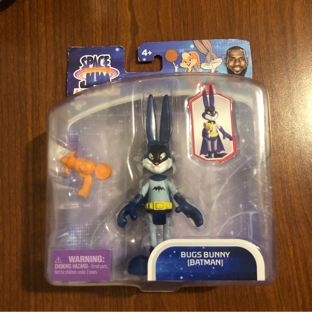 2021 New Space Jam, A New Legacy Bugs Bunny (Batman) Collectable Action Figurine